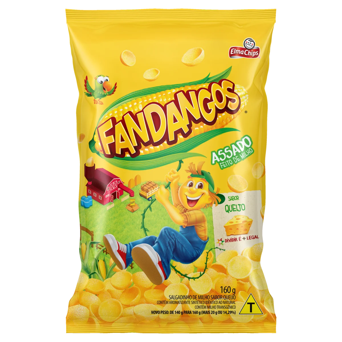 Salgadinho de Milho Queijo Elma Chips Fandangos Pacote 160g