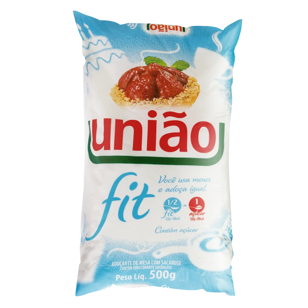 Açúcar Refinado Light UNIÃO Fit Pacote 500g