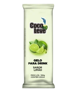 Gelo para Drink Limão Coco Leve Pacote 190g