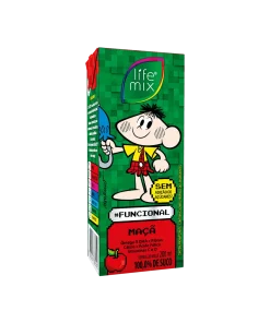 Suco Maçã Turma da Mônica Life Mix Caixa 200ml