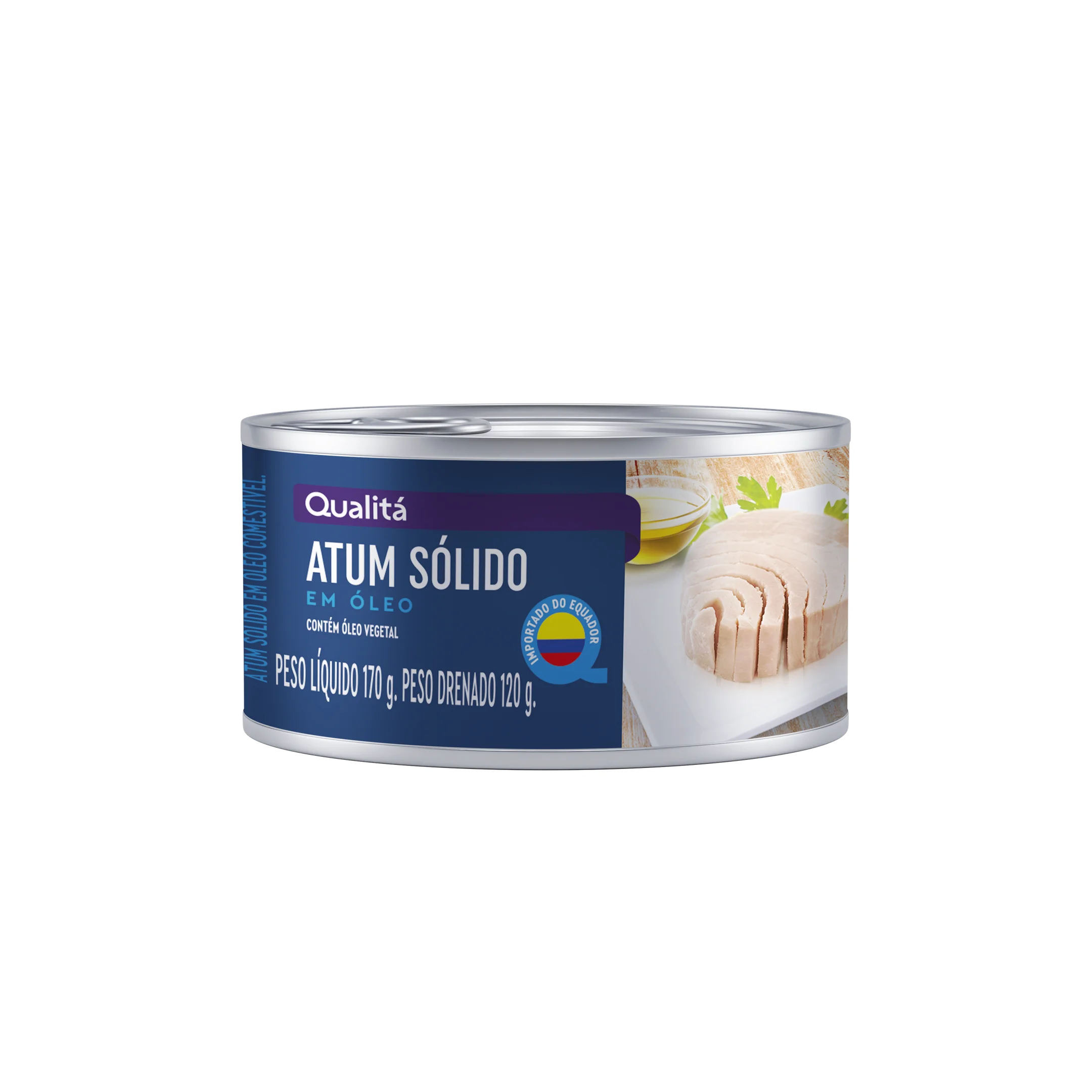 Atum Sólido em Óleo Qualitá Lata 120g
