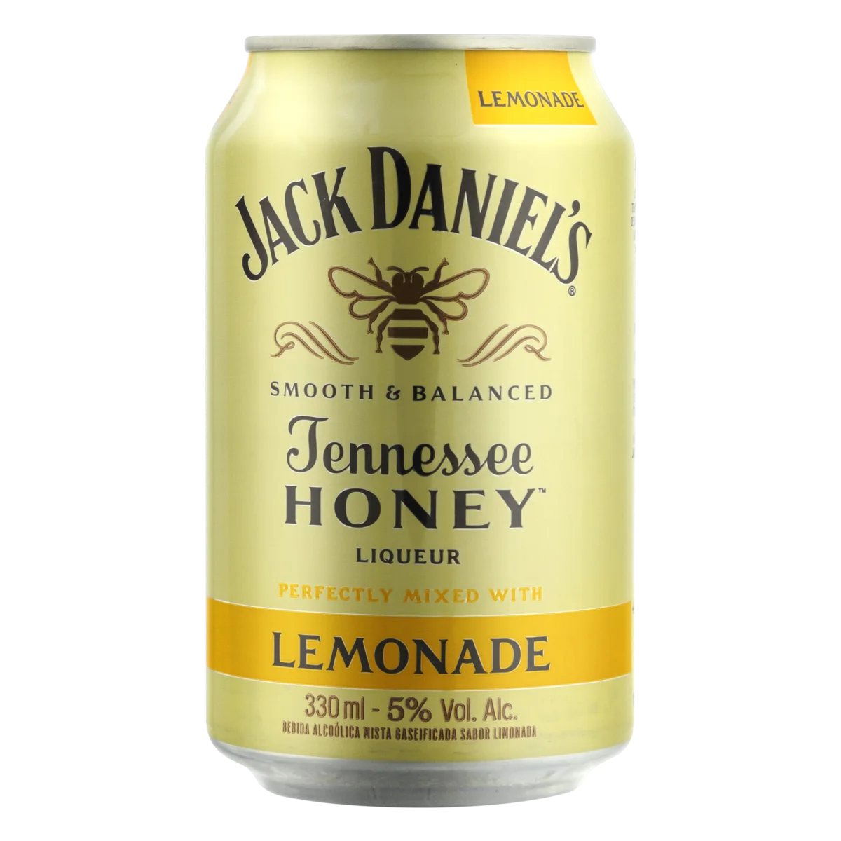 Bebida Mista Alcoólica Honey Lemonade Jack Daniels Lata 330ml(GELADO)