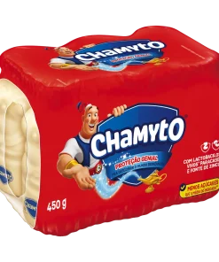Pack Leite Fermentado Desnatado Chamyto Frasco 450g 6 Unidades