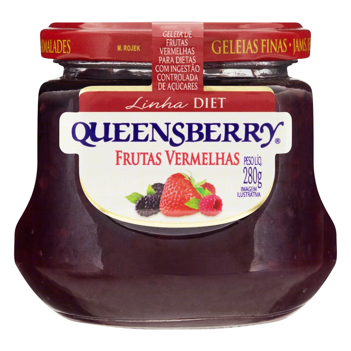 Geleia Frutas Vermelhas Diet Queensberry Vidro 280g