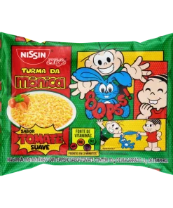 Macarrão Instantâneo de Tomate Suave Nissin Miojo Turma da Mônica Pacote 85g