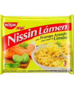 Macarrão Instantâneo de Frango Assado Nissin Miojo Lámen Pacote 85g