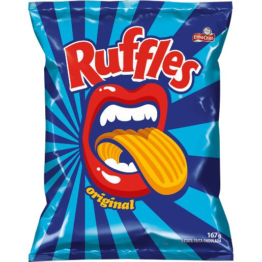 Batata Frita Elma Chips Ondulado Original Ruffles 167g