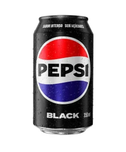 Refrigerante Cola Zero Açúcar Pepsi Black Lata 350ml (GELADO)