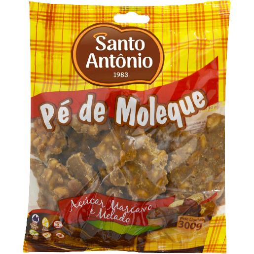 Pé de Moleque Santo Antônio 300g - Açúcar Mascavo e Melado