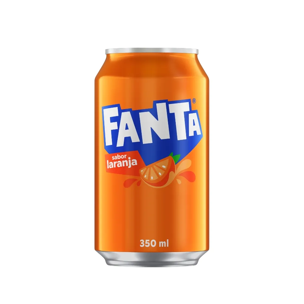 Refrigerante Laranja Fanta Lata 350ml (GELADO)