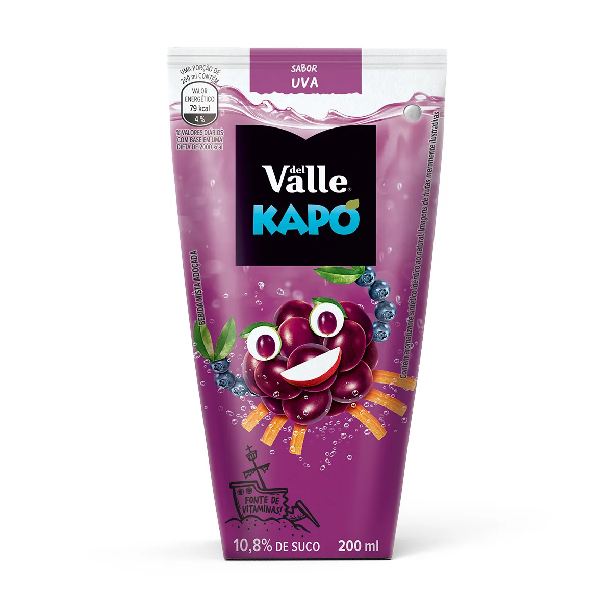 Suco Kapo Uva 200ML (GELADO)