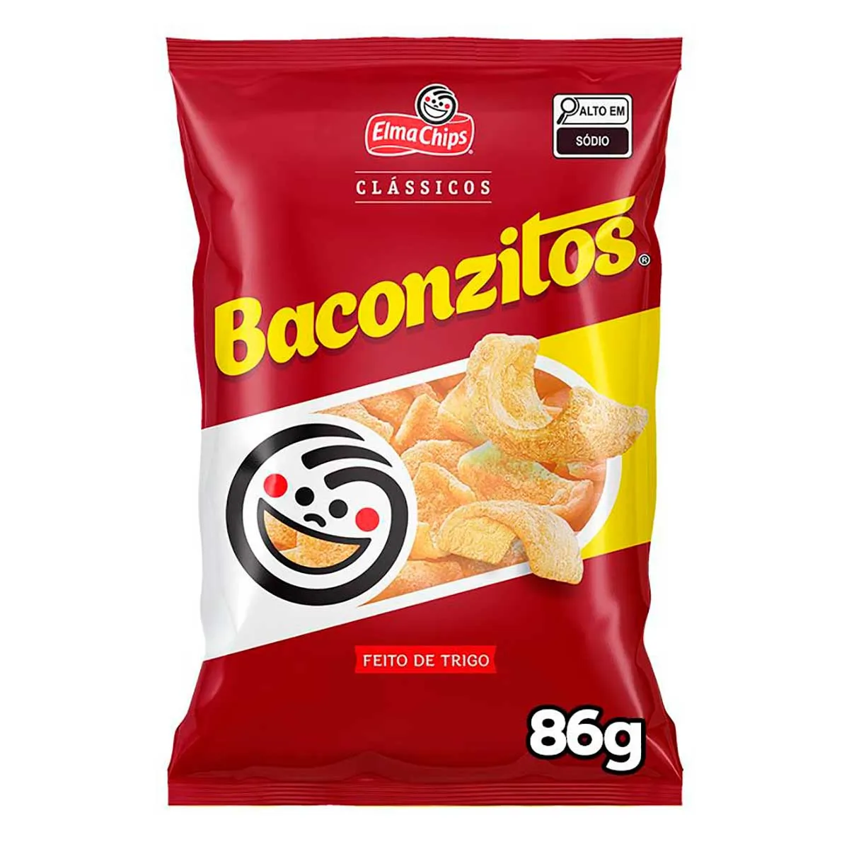 Salgadinho Bacon Elma Chips Baconzitos 86g